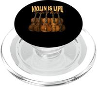 Maglietta Vintage Violino Musica Regalo Violin Is Life PopSockets PopGrip per MagSafe
