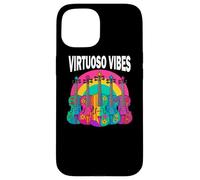 Maglietta Vintage Violino Musica Regalo Virtuoso Vibes Custodia per iPhone 15