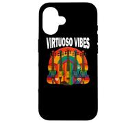 Maglietta Vintage Violino Musica Regalo Virtuoso Vibes Custodia per iPhone 16