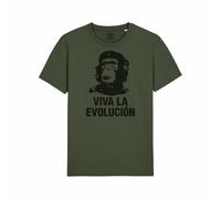 Maglietta Viva La Evolucion Maglia Scimmia Che Guevara Monkey Evolution T-Shirt