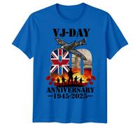 Maglietta VJ Day 80th Anniversary, UK Union Jack, WWII Remembrance, 1945 -...