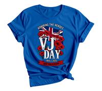Maglietta VJ Day 80th Anniversary, UK Union Jack, WWII Remembrance, 1945 -...