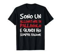 Maglietta Volley Divertente Regalo Allenatore Pallavolo Maglietta
