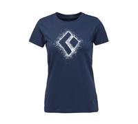 Black Diamond W Chalked Up 2.0 SS - T-shirt - donna M Blue woman Cotone Organico/Biologico