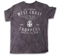 Maglietta WCC West Coast Choppers Eagle Nero L Nero