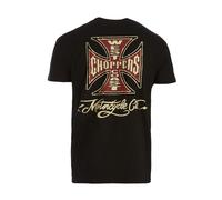 West Coast Choppers Motorcycle Co. maglietta, nero, taglia 3XL per maschi
