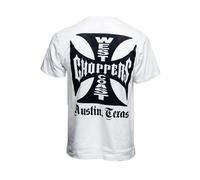 Maglietta west coast choppers og classic atx bianco West coast choppers