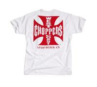 Maglietta west coast choppers og classic bianco/rosso West coast choppers