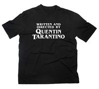 Maglietta Written and Directed by Quentin Tarantino Fan, Nero , XL