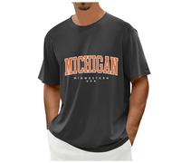 Maglietta X Max Magliette Uomo Vintage Maglia Uomo Polo T Shirt con Risvolto Maniche T Shirt V Uomo Maglia Firmata Uomo T Shirt Divertenti Uomo Canotta Bianca Elegante Uomo T Shirt di Tendenza Uomo