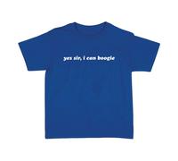 Maglietta Yes Sir I Can Boogie Scotland Supporters blu bambino donna calcio...