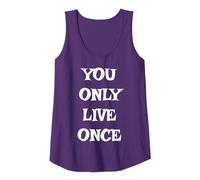Maglietta You Only Live Once Canotta