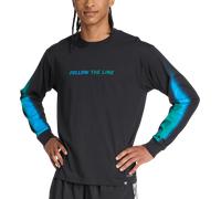 Magliette a maniche lunghe adidas Follow the Line 4068801813461 in taglia S EU