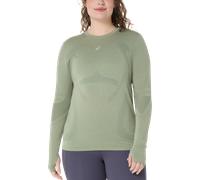 Maglia ASICS Road Seamless manica lunga verde argilla donna - L