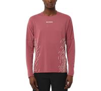 Magliette a maniche lunghe Salomon SENSE AERO LS TEE GFX M 198720147652 in taglia XL EU