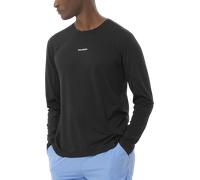 Salomon - T-shirt a maniche lunghe morbida e traspirante - Shakeout Core LS Tee M Deep Black per Uomo - Taglia XL - Nero Nero XL