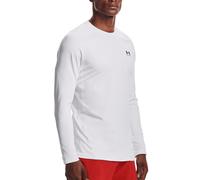 Maglietta Under Armour ColdGear Fitted Logo manica lunga bianco - XXL