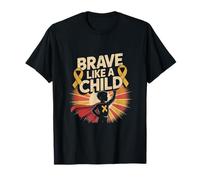 Magliette a Nastro Brave Like a Child Hero Fun Maglietta