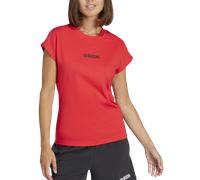 adidas T-Shirt da Donna Essentials Linear in Cotone (Confezione da 1)