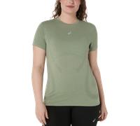 ASICS Road Seamless Ss Top Monument Blue / Whisper Green FeMale Size L