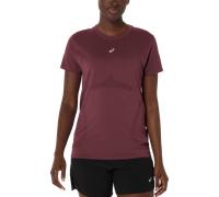 ASICS Road Seamless Ss Top Dark Currant / Port Royal FeMale Size M