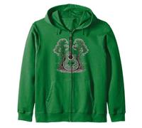 Magliette Chitarra Acustica Shadow Lake Chitarra Alberi Tee Felpa con Cappuccio