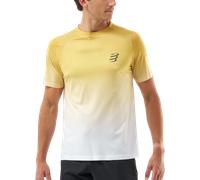 Compressport - Maglietta da trail/corsa per uomo - Performance Ss Tshirt M Ceylon Yellow/Grey Dawn per Uomo - Taglia XL - Giallo Giallo XL