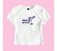 Magliette corte grafiche Y2K da donna per l'estate con stampa cocktail martini "THE Marg Arita SOCIAL CLUB" L,M,S,XL,XSsloganTessuto