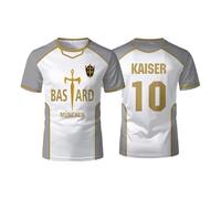 Magliette Cosplay Blue Football Lock Basard Character Isagi Kaiser Raichi Ness Grim Hiori Top Kunigami Kurona Kiyora Noa Yukimiya con Grafica a Maniche Corte