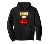 Magliette cristiane Shine God's Love Alternative Halloween Felpa con Cappuccio