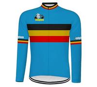 Magliette Da Ciclismo Da Uomo - Maglia Da Bici Della Squadra Belga Maglia A Maniche Lunghe Abbigliamento Da Mtb Abbigliamento Da Bici Ciclismo Manica Lunga Da Corsa Maillot Autunno, Come Mostrato, M