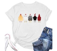 Magliette da Donna Eleganti Maglietta Divertenti Prezzo al Casacche Strass Puro Nero Palloncino Maglina Classiche Traspirante Stretta Fluo Orsetti Sandy Amiche Laminate Chi