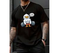 Magliette da uomo Material: Organic CottonDetails: PatternedPattern: Solid colorSheer: NoFabric: Medium StretchCollar : Crew NeckType: RegularOperation Instruction: Machine wash or professional clean: