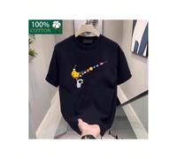 Magliette da uomo Material: Organic CottonDetails: PatternedPattern: Solid colorSheer: NoFabric: Medium StretchCollar : Crew NeckType: RegularOperation Instruction: Machine wash or professional clean: