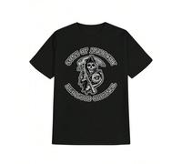 Magliette da uomo Material: Organic CottonDetails: PatternedPattern: Solid colorSheer: NoFabric: Medium StretchCollar : Crew NeckType: RegularOperation Instruction: Machine wash or professional clean: