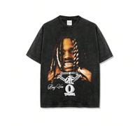 Magliette da uomo Material: Organic CottonDetails: PatternedPattern: Solid colorSheer: NoFabric: Medium StretchCollar : Crew NeckType: RegularOperation Instruction: Machine wash or professional clean: