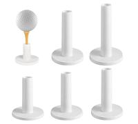 Magliette di Gomma per tappetini da Golf, Magliette da Golf in Gomma 5 Pezzi di Sostituzione Portatile Stabile Senza Grazia con Testa Piatta per Allenamento e Giochi
