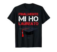 Magliette Divertenti Laurea Uomo. Finalmente Mi Ho Laureato Maglietta