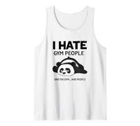 Magliette Divertenti - Palestra - Odio la Gente - Simpatiche Canotta