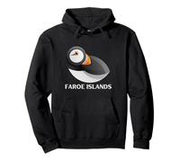 Magliette e Accessori per Birdwatching Puffin delle Isole Faroe Felpa con Cappuccio