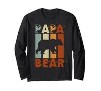 Magliette fantastiche Papa Bear Maglia a Manica