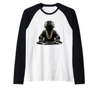Magliette grafiche Hip Hop Old School da Rapper Maglia con Maniche Raglan
