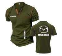 Magliette Henley Ad Asciugatura Rapida da Uomo Tuta per M.AZ.da Polo Morbide Maglietta A Maniche Corte Collision Color Grafica Abbigliamento-JunlvS||x_l