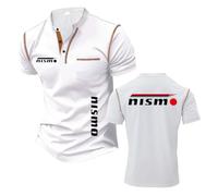 Magliette Henley da Uomo T-Shirt per N.i.s.m.o Polo Elasticizzate Patchwork Mezza Manica Maglietta A Maniche Corte Stampata Morbida Allenamento Top di-BaiSe||l