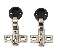Magliette idrauliche da 26 mm, 2 pcs da 26 mm con cerniera di vetro di vetro mini mobili, mezza sovrapposizione di porte per mobili vicine morbide per mobilis (Inserire)