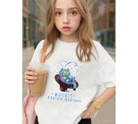 Magliette per ragazze giovani Women'S "The Aristocats" Graphic Tee - Cute Cat Design with Pink Accents, Casual & Elegant Short Sleeve T-Shirt, Perfect for Spring/Summer, Ideal Gift, Casual Wear | Play