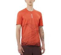 Salomon - S/Lab Salomon Ultra Print - Maglia da corsa S rosso