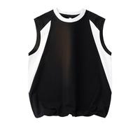 Magliette Smanicate Uomo, Canotte Uomo Estive da Mare Canotta Senza Maniche da Casual Girocollo Estiva Traspirante Leggera Comoda per l'escursionismo all'aperto da Indossare a casa. (Black XXL)