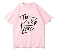 Magliette The Kid LAROI Semplice Casual Manica Corta Maglietta Estate in Cotone Top Moda Uomo Donna Streetwear Vintage Magliette-Black||XXS