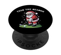 Magliette The Season Funny Santa Golfing Christmas Golfer PopSockets PopGrip Adesivo